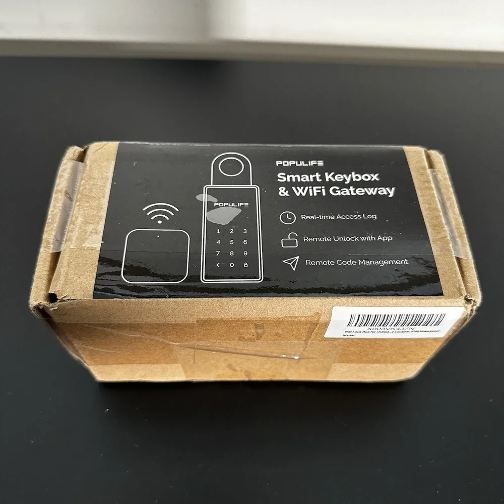 Populife Smart Keybox Pro WiFi Gateway Combo Lock Box Airbnb Host Essentials